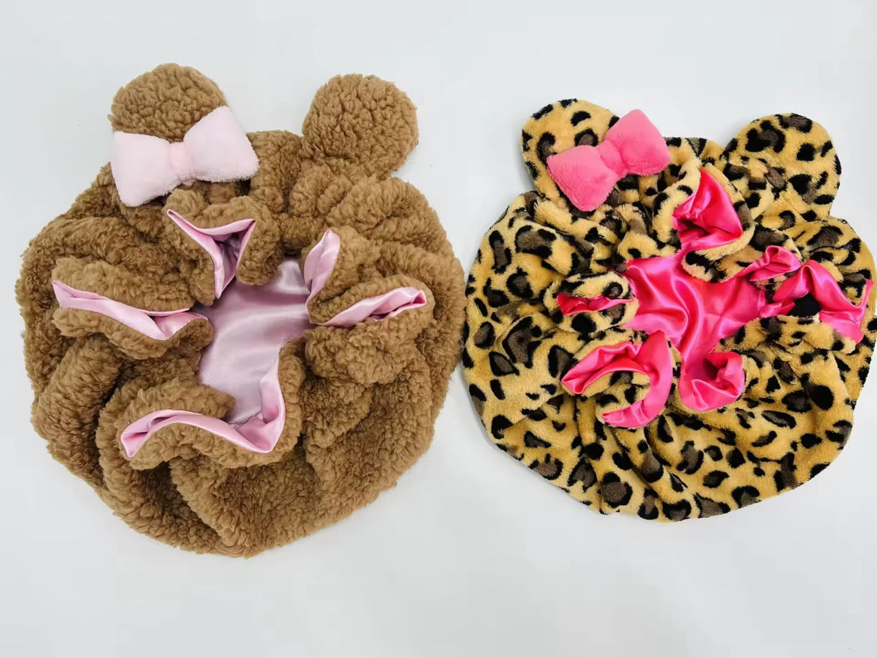 Satin Double-Layered Bonnets