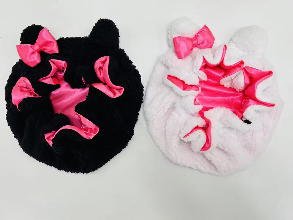 Satin Double-Layered Bonnets